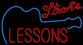 Strohs Guitar Lessons Neon Sign - $699.00