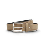 Ceinture homme en nubuck végan beige de mode élégante décontractée avec ... - $45.06