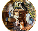 Bradford Exchange Plate January Sweet Whiskers Timeless Rails  Jurgen Sc... - $14.00