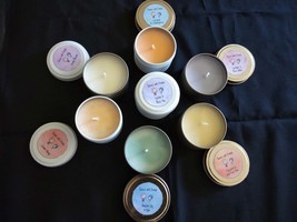 Hand Made 100% Natural Soy Candle / Travel Tin/ 6oz 120g /Pick Your Fragrance/ S - £3.94 GBP