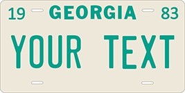 Georgia 1983 Personalized Tag Vehicle Car Auto License Plate - £13.18 GBP