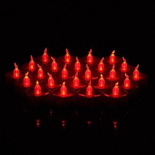 18 pcs Tealight LED Candle Lamps Static Non-flicker Tea Light for Christmas P... - £6.99 GBP