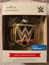 Hallmark 2022 WWE Championship Belt Ornament Walmart Exclusive NIB  - £14.65 GBP