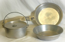 Official Boy Scouts of America Aluminum Mess Kit Pot Pan Camping Hiking ... - $39.59