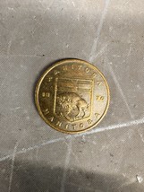 1870 Manitoba Canada Shell Gas Station Token Coin Prairie Crocus Pulsati... - $8.95