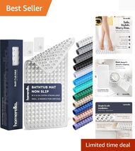 Non-Slip Bathroom Mat 35x16 - Mold Resistant, Easy to Clean, Eco-Friendl... - $59.35