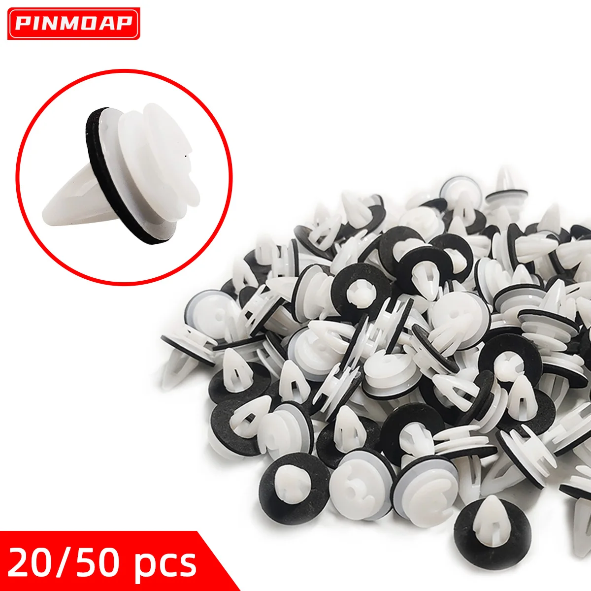 20/50Pcs Clips 9mm Hole Door Panel Clips Auto Fastener Clip for Citroen C4 C5 C3 - £10.87 GBP+