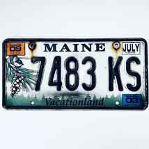 2009 United States Maine Vacationland Passenger License Plate 7483 KS - $282.50 MXN
