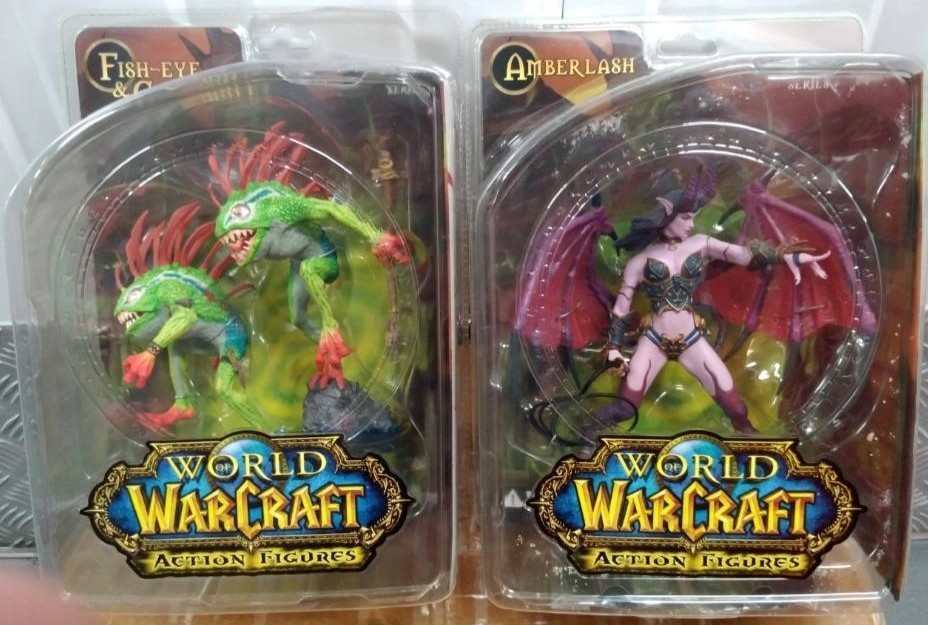 World of Warcraft Series 4: Amberlash, Fish-Eye & Gibbergill (Set of 2) - $108.00
