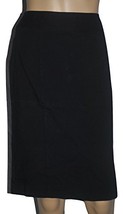 Style &amp; Co. Women&#39;s Stretch Box Pleat Back Hem Skirt Black Size 6 - £19.32 GBP