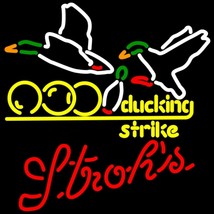 Strohs Bowling Ducking Strike Neon Sign - £549.67 GBP