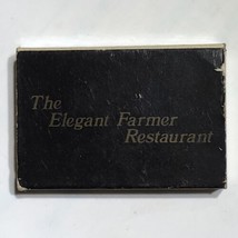 Elegant Farmer Restaurant Fort Wayne Indiana Food Match Book Matchbox - $4.95