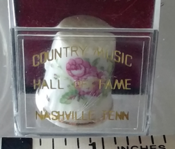 Country Music Hall of Fame Souvenir Thimble Collectible in Sealed Displa... - $24.99