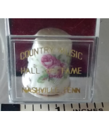 Country Music Hall of Fame Souvenir Thimble Collectible in Sealed Displa... - $34.17 CAD