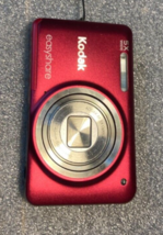KODAK EASY SHARE - MODEL M5350 - 16 MEGA PIXEL DIGITAL CAMERA -RED- USED - £64.82 GBP