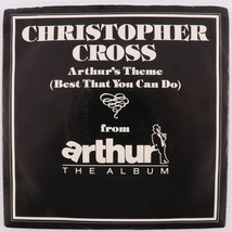 Christopher Cross – Arthur&#39;s Theme - 1981 45 rpm 7&quot; Single Vinyl Record WBS49787 - £8.30 GBP