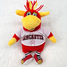 Lancaster Barnstormers Cylo Mascot Plush Cow MiLB Red 8&quot;  Stuffed Animal - £12.39 GBP