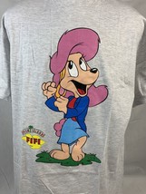 Vintage Paw Island T Shirt FIFI Cartoon Toy Company Promo Tee Men’s XL Logo 90s - £23.50 GBP