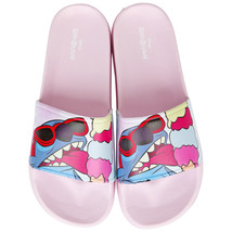 Disney Lilo and Stitch Summer Treat Women&#39;s Flip Flop Slides Pink - £23.16 GBP