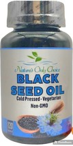 Black Seed Oil 120 Soft gel Capsules Skin Health (Non-GMO &amp; Vegan) Premium Cold - £17.02 GBP
