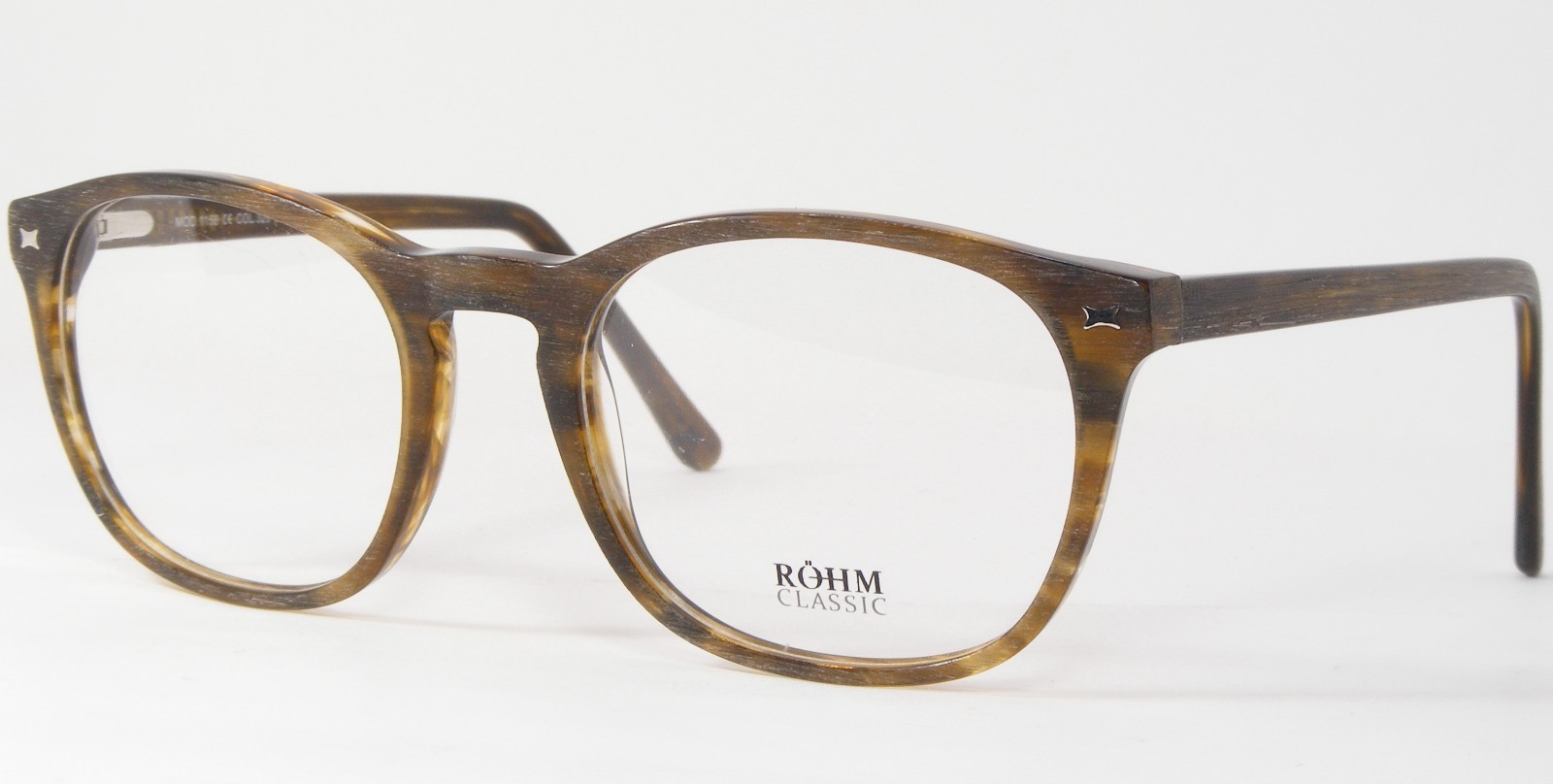 Röhm Classique 1158 329 Brossé Havane Unique Lunettes Rohm 50-19-140mm - $96.02