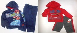 Disney Cars Toddler Boys 2 Piece Hoodie Outfit Size 3T NWT - £11.08 GBP