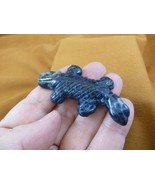 (Y-LIZ-UR-701) Blue Sodalite UROMASTYX LIZARD carving FIGURINE gemstone ... - €21,44 EUR