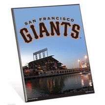 MLB San Francisco Giants Stadium Premium 8&quot; x 10&quot; Solid Wood Easel Sign - £7.95 GBP