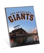 MLB San Francisco Giants Stadium Premium 8&quot; x 10&quot; Solid Wood Easel Sign - £7.82 GBP