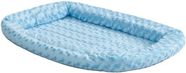 MidWest Double Bolster Pet Bed Blue Small - 1 count MidWest Double Bolster Pet B - £32.86 GBP