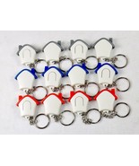 (Lot of 12) 3D House Keychain w/Red LED Torch/Flashlight ~ Realtors, Ope... - £8.75 GBP