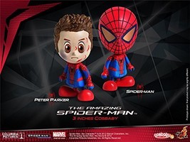 Hot Toys 3&quot; Cosbaby Marvel The Amazing Spider Man Peter Parker &amp; Spider Man F... - £50.50 GBP