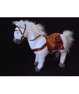 Maximus Horse Doll Tangled Plush 14&quot; White Horse Stuffed Animal Walt Disney - $33.44 CAD