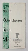 *L1) Vintage 1993 South Westchester County New York Foldable Pocket Road... - $9.89