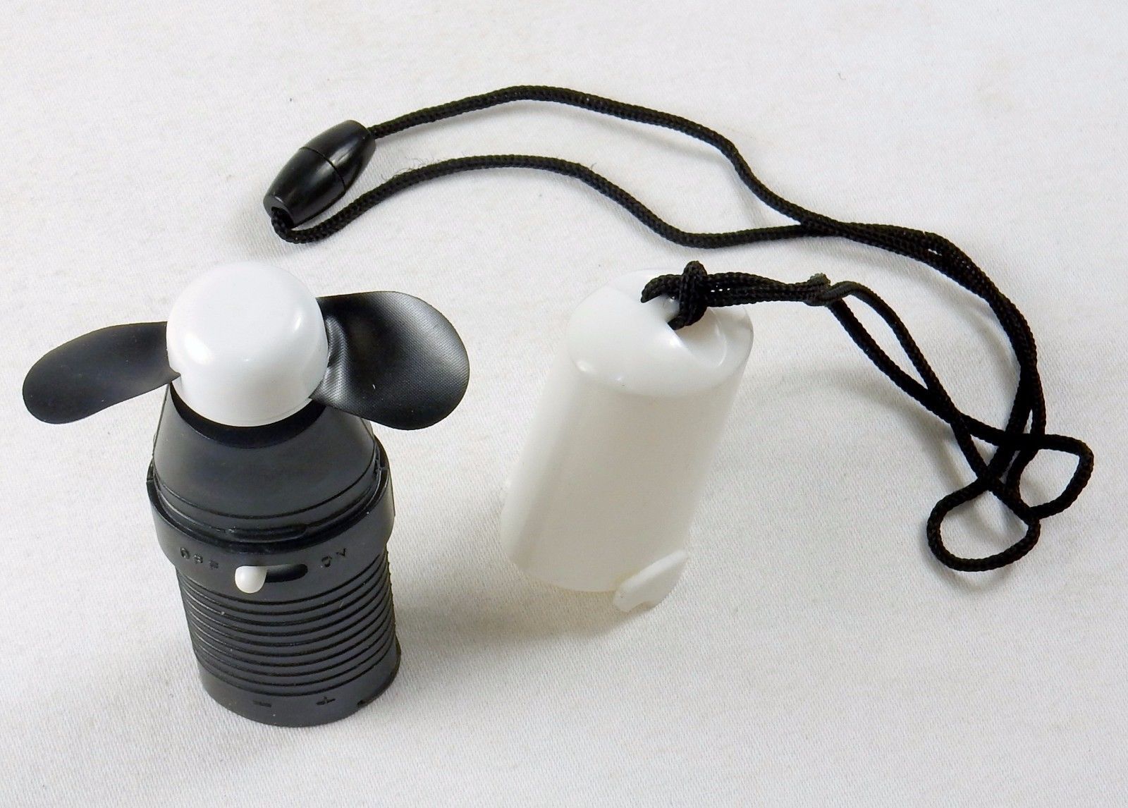 Personal Pocket Model Fan w/Cap &amp; Neck Cord, Battery Operated, Kid-Safe,... - $10.73