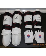 Lot of Vision MMA Taekwondo Karate Sparing Training Gear Arm Leg Helmet ... - €43,66 EUR