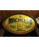 Michelob Oval Beer Bar Sign - $18.80