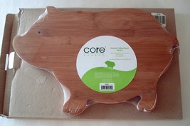 CORE Bamboo Animal Cutting Board PIGGY New In A Box. - £14.14 GBP