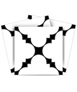 5&quot; X 5&quot; Black And White Tri Peel And Stick Tiles - €82,85 EUR