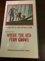 Where The Red Fern Grows MINT VHS Cassette Tape Doty Dayton Ultra RARE Version - £13.43 GBP