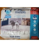 Top Paw Disposable Diapers 30 Count Open  Pk 28-29 Only Size XSmall 13-1... - $15.84