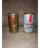 2 Michelob Beer Cans 12 Oz Vintage VTG Man Cave Bar Decor Anheuser Busch... - £13.91 GBP