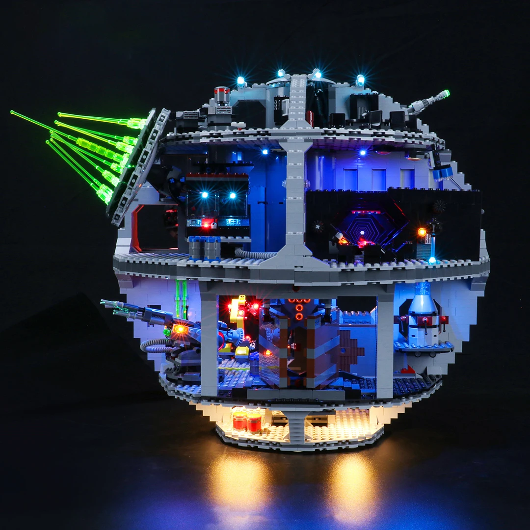 D light kit for moc star ship super death star model set compatible 75159 only lighting thumb200