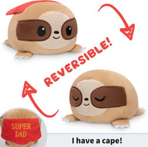 TeeTurtle The Original Reversible Sloth Plushie Super Dad Gift for Dad - £7.54 GBP