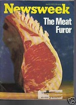 Newsweek Magazine The Meat Furor April 9,  1973 - £11.86 GBP
