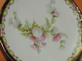 Hand Painted Prussia 9.25&quot; Plate marked M.W Co 19th Century Mitchell Woo... - $26.99