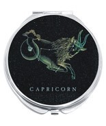 Capricorn Zodiac Stars Compact with Mirrors - Perfect for your Pocket or Purse - $11.76
