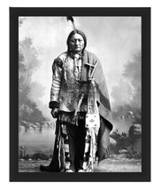 Chief Sitting Bull Sioux Native American Leader 8X10 Framed Photo - $19.99