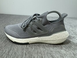 adidas UltraBoost 21 Shoes Womens 8 Gay White Running Athletic Athleisur... - $34.64