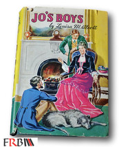 Rare  Ca 1943 Jo&#39;s Boys by Louisa May Alcott HCDJ Saalfield - £30.79 GBP